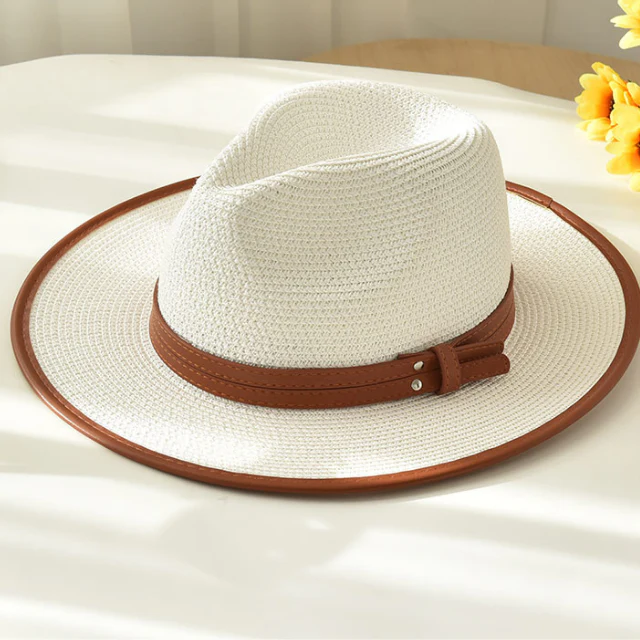 Chapeau Paille été Femme Style Panama | La Parisienne - Image 5